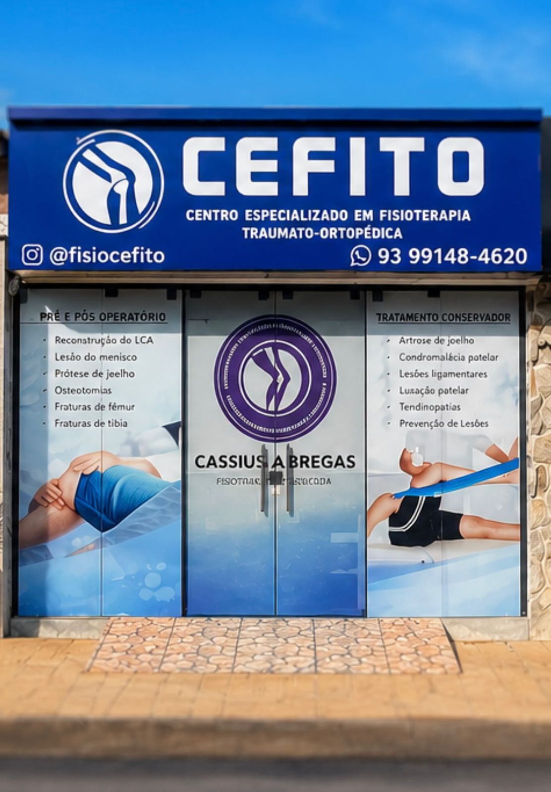 Estrutura da clínica CEFITO